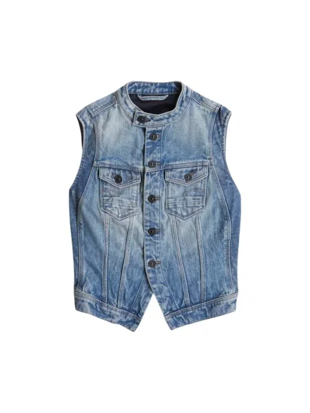 Kamizelka jeansowa G-star niebieska