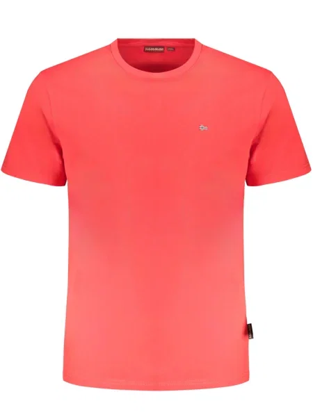 Tricou Napapijri scurt roșu