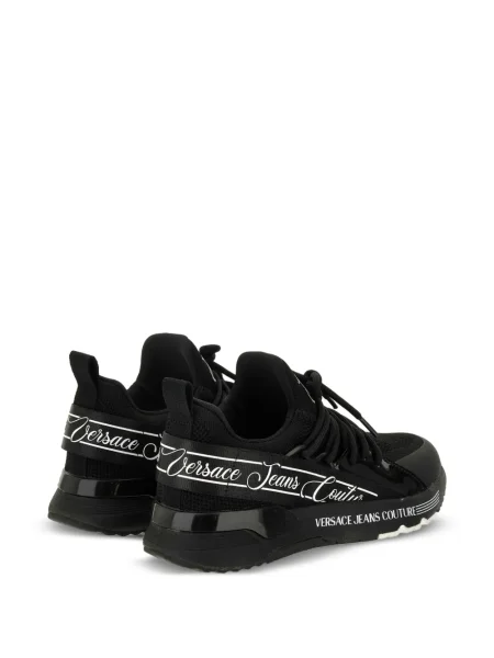 Sneakers Versace Jeans Couture με κορδόνια με δαντέλα μαύρο