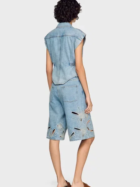 Жилет Sandro блакитний