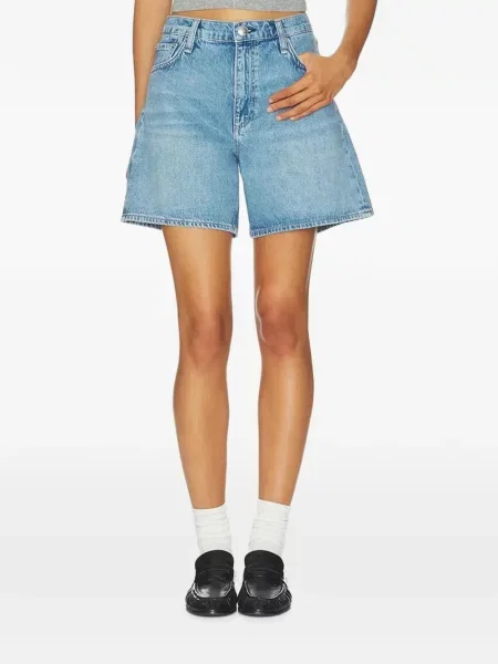 Pantaloni scurți din denim Rag & Bone albastru