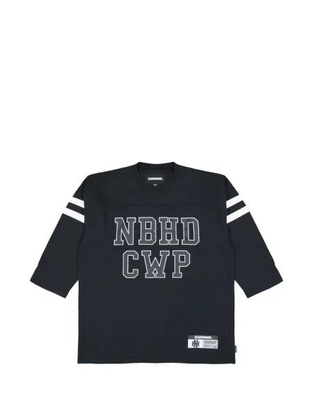 Fotbal tricou Neighborhood cu imagine negru