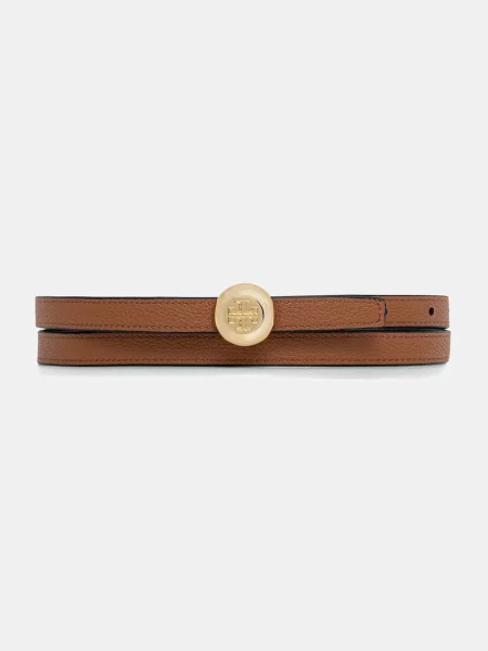 Tory Burch skórzany dwustronny Romy Reversible czarny
