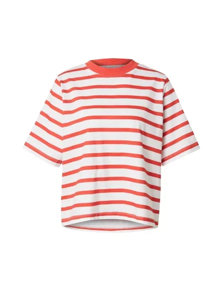 EDITED Tricou Nola roșu alb