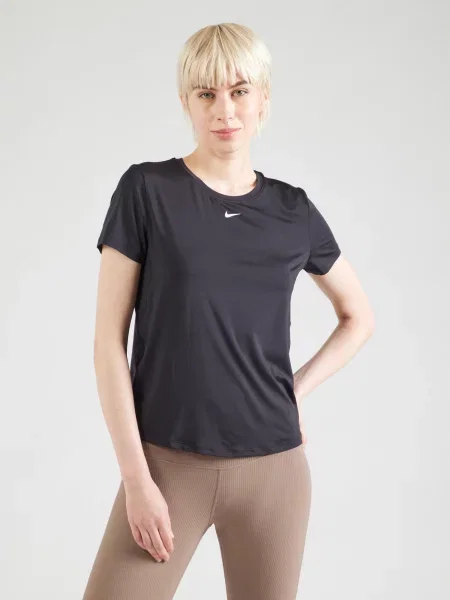 NIKE Funkčné tričko ONE CLASSIC / biela čierna