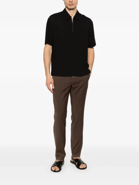Tricou polo Arovescio negru
