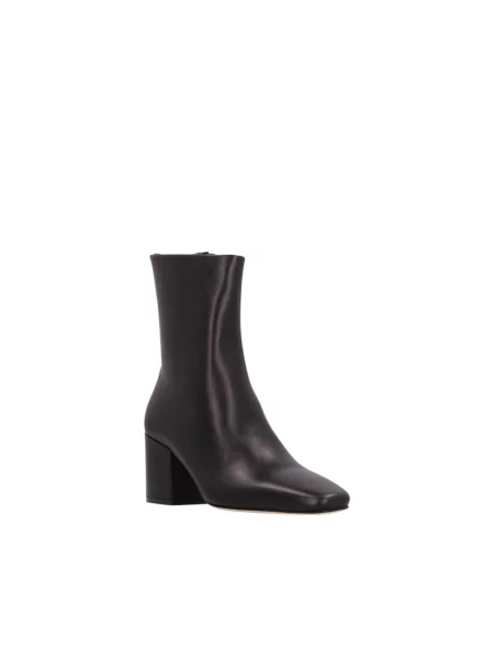 Buty do kostki Dear Frances skórzane czarne