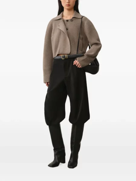 Decupat pantaloni Less negru