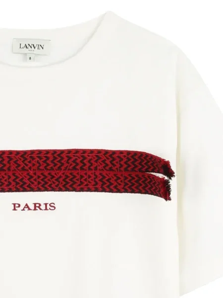 Dětské tričko Lanvin Enfant bílé