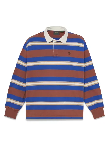 TIMBERLAND Tricou albastru / maro închis alb