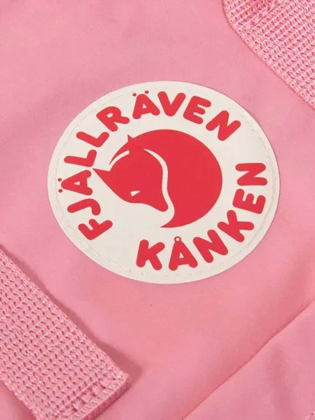 Batoh Fjallraven Kanken velký s aplikací růžová