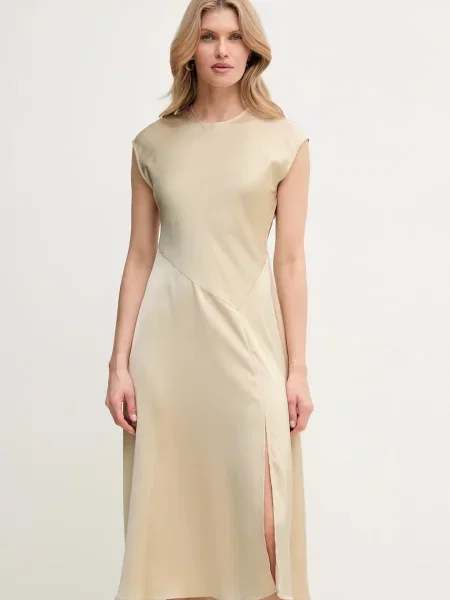 MAX&Co. rochie midi drept bej