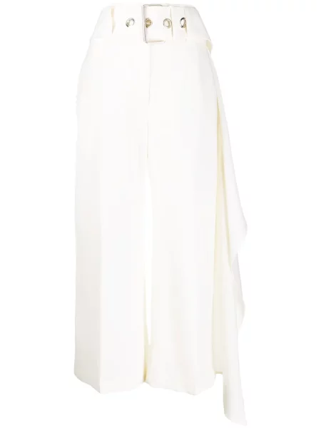 Cropp pantaloni Jw Anderson alb