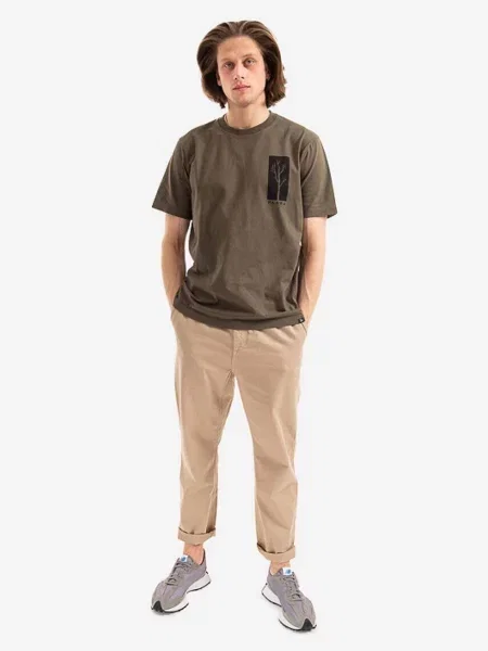 Carhartt WIP spodnie Flint Pant proste brązowy