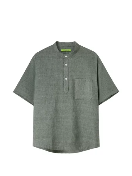 Scurt tricou polo Shanghai Tang verde