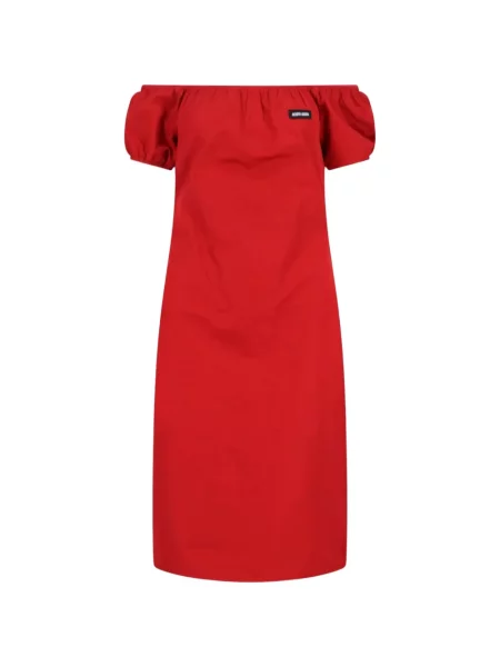 Rochie Miu Miu din poplin roșu