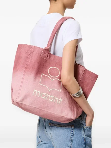 Geantă shopper Isabel Marant roz