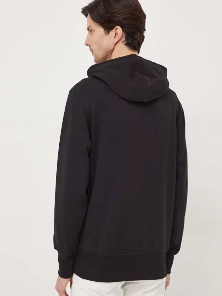 Kapucnis melegítő felső Calvin Klein Jeans fekete
