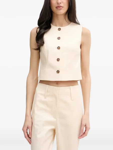 Decupat top Benetton alb