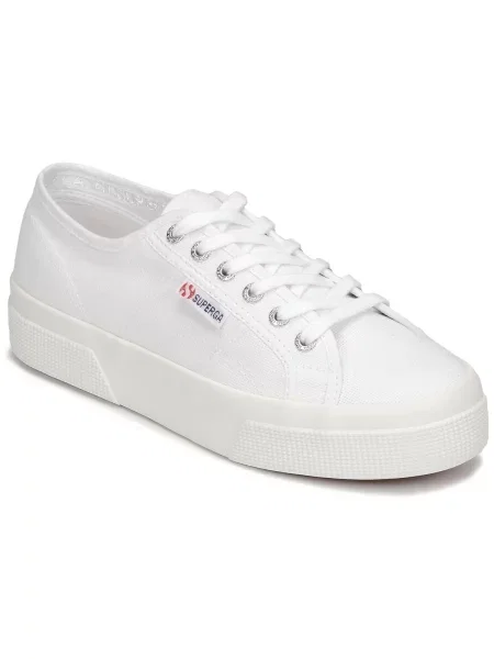Superge Superga s platformo bela
