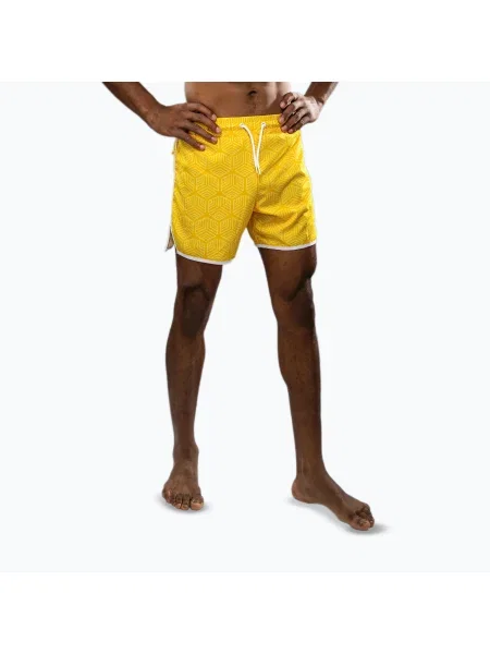 Мъжки тренировъчни шорти Venum Octane Board ярко жълти