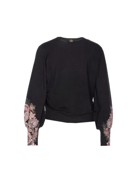 Sweter Twinset czarny