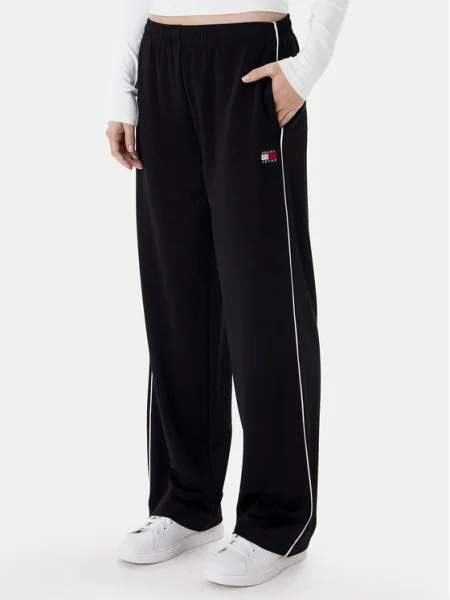 Nohavice Tommy Jeans čierna