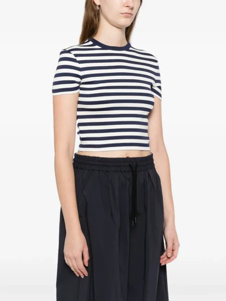 Ριγέ μικρός τοπ Ralph Lauren Collection μπλε