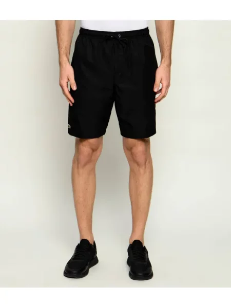 Lacoste Pantaloni scurți | Relaxed fit negru