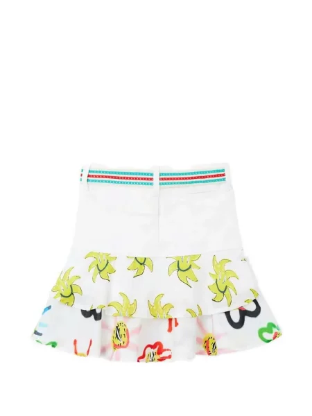Džínsová sukňa Desigual biela