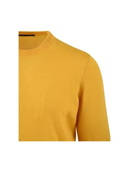 Dzianinowy sweter Daniele Alessandrini żółty