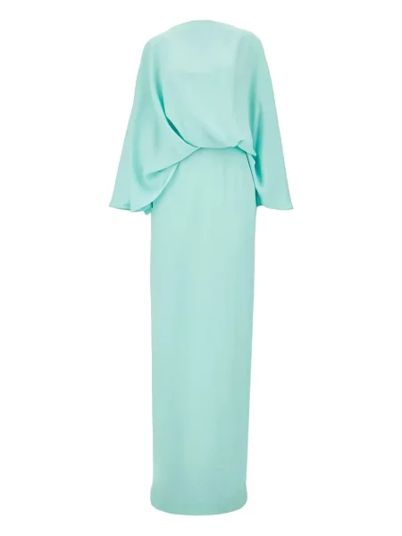 Maksi sukienka maxi Taller Marmo garniturowa niebieska