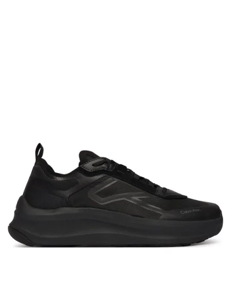 Sportcipők Calvin Klein Chunky Run Laceup Stripe Ny fekete