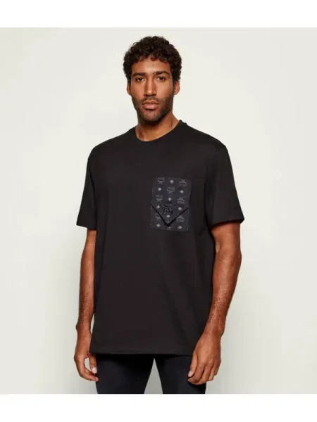 MCM Tricou | Relaxed fit negru