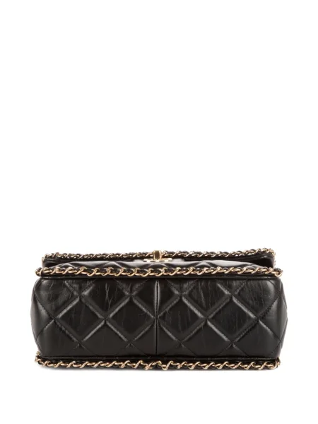 Matlasat colier Chanel Pre-owned negru