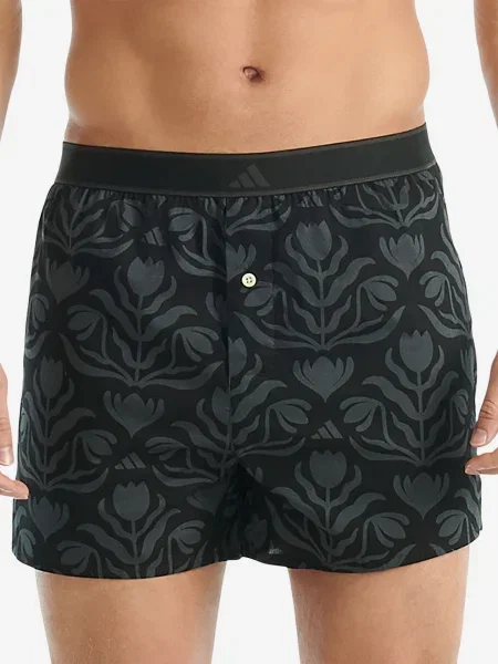 ADIDAS SPORTSWEAR Boxeralsók Active Woven sötétszürke fekete