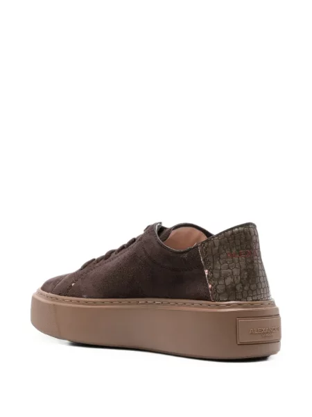 Sneakerși Alexander Smith cu platformă maro
