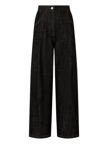 Pantaloni Studio Tomboy plisate negru