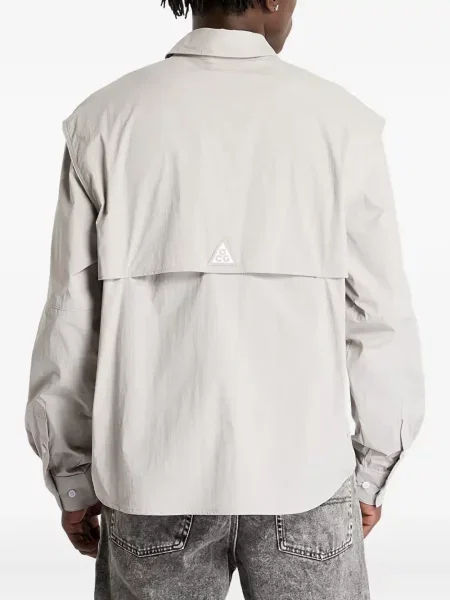 Dlouhé plisované tričko Nike s potiskem černé