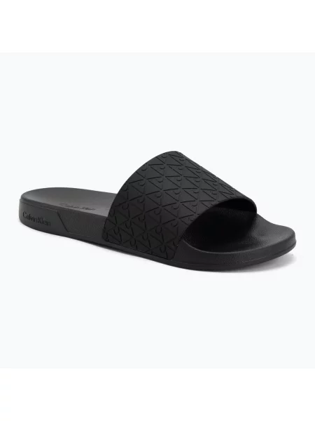 Férfi papucsok Calvin Klein Ess triple black mono. Méret: 42 EU fekete