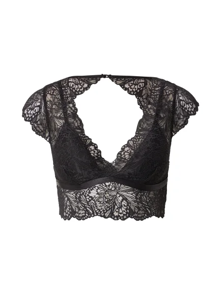 Hunkemöller Sutien top Posie negru