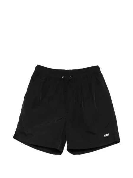 Talie șnur de strângere pantaloni scurți Autry negru