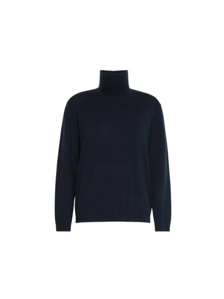 Sweter z golfem Weekend Max Mara niebieski