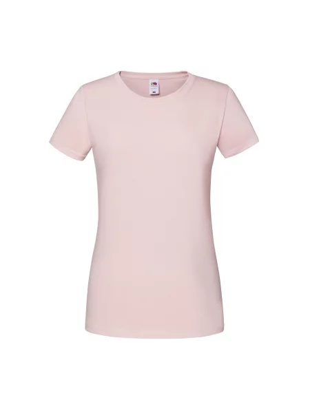Koszulka Iconic Premium Ringspun Cotton T-shirt różowa