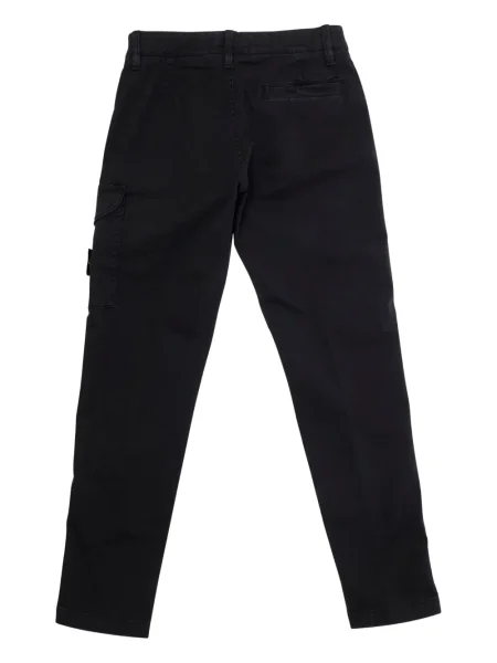 Spodnie cargo dziecięce Stone Island czarne