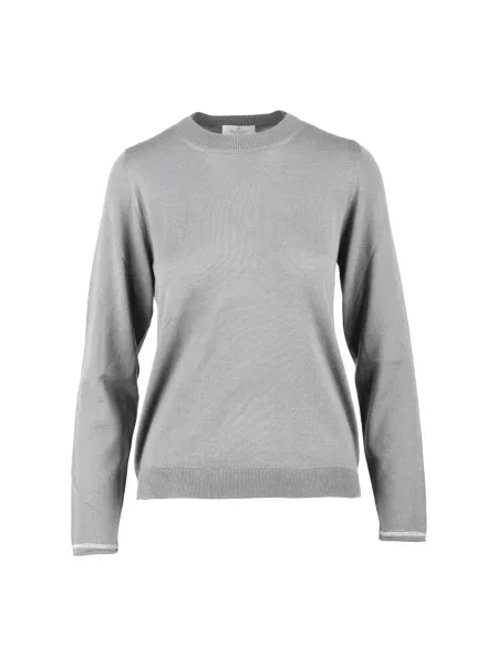 Sweter Panicale wełniany szary