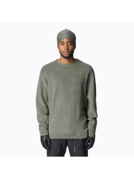 Mikina Houdini Alto Wool Crew sage green zelená
