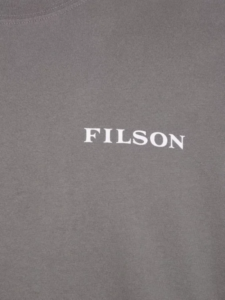 Tricou Filson cu imagine maro