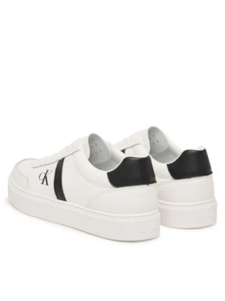 Sportcipők Calvin Klein Classic Cups Lace Lth Emb Tongue fehér