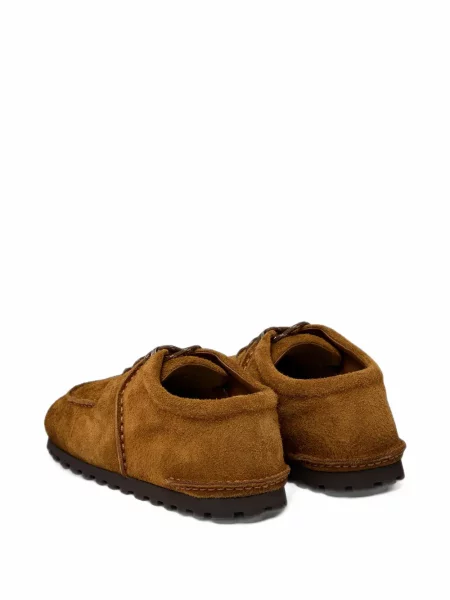 Sneakerși Marsell din piele de căprioară maro